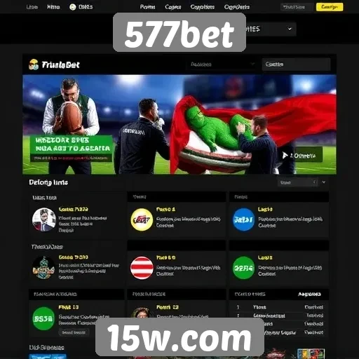 Características principais do site 577bet